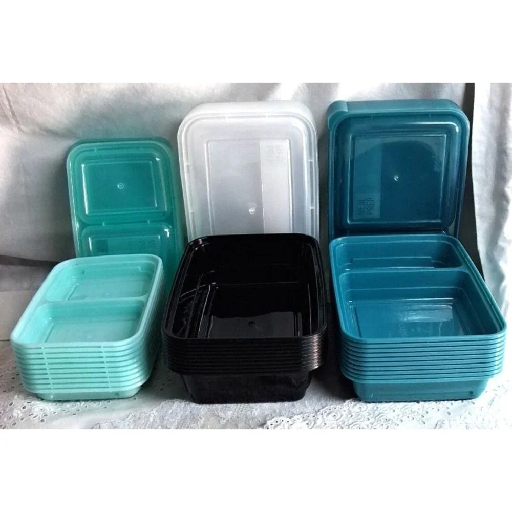 Prep 60-Piece Meal Prep Kit - Reusable Food Containers New BPA Free Pack Lunch